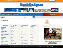 Tablet Screenshot of buckdodgers.com